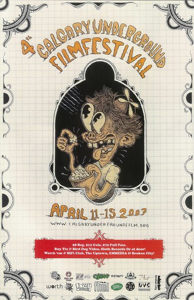 CUFF Poster from 2007 by Josh Holinaty