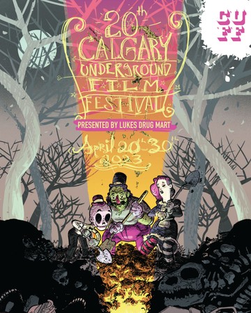 CUFF Poster from 2023 by Riley Rossmo