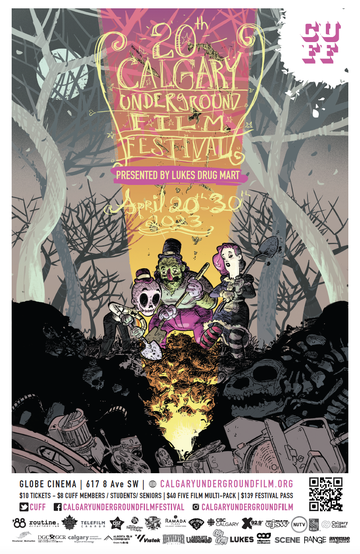 CUFF Poster from 2023 by Riley Rossmo